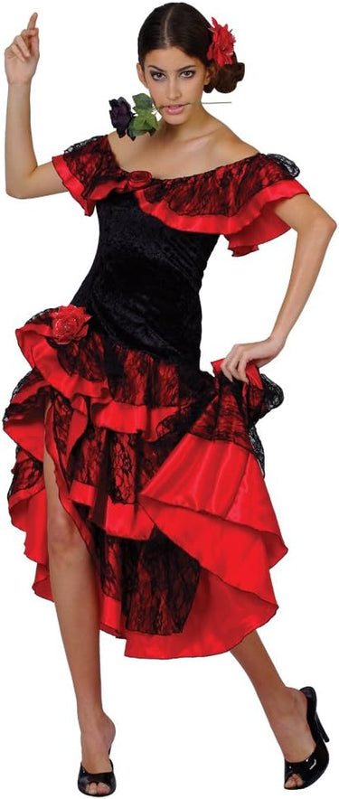 Adult Ladies Spanish Senorita Fancy Dress Costume
